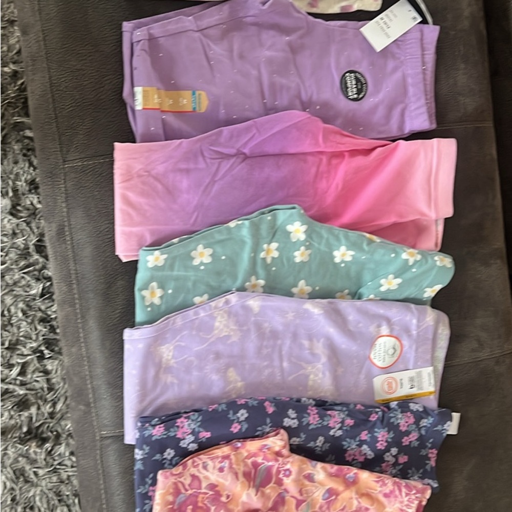 Old Navy Kids Leggings Set - Purple, Pink, Green, Blue